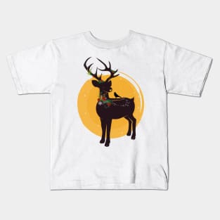 Deer with greens Kids T-Shirt